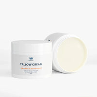 Tallow Cream Face & Full Body Moisturizer - Orange Cream With Bergamot - All Natural Grass Fed Beef Tallow - Royal Wellness