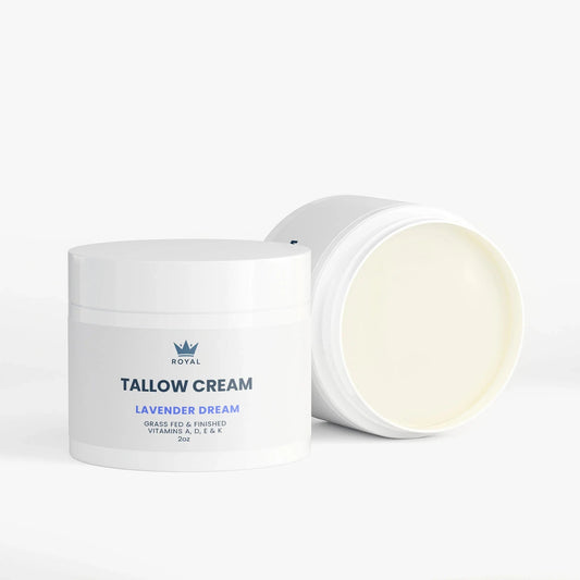 Tallow Cream Face & Full Body Moisturizer - Lavender Dream - Royal Wellness