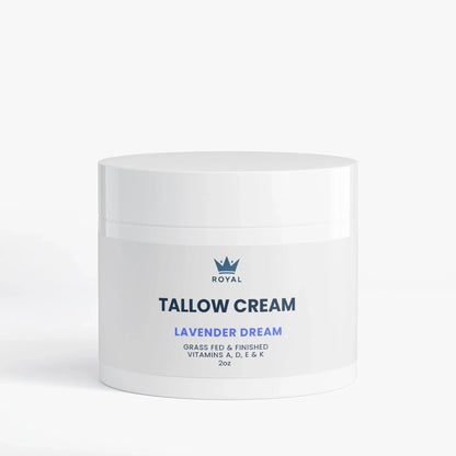 Tallow Cream Face & Full Body Moisturizer - Lavender Dream - Royal Wellness