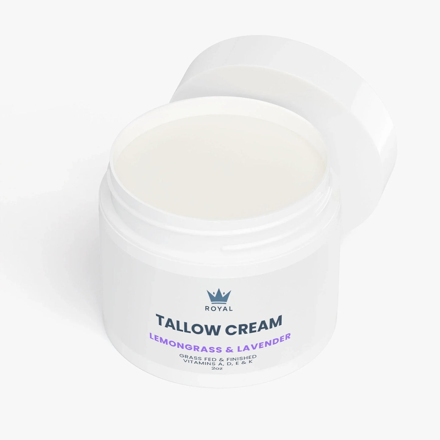 Tallow Cream Face & Full Body Moisturizer - Lemongrass & Lavender - Royal Wellness