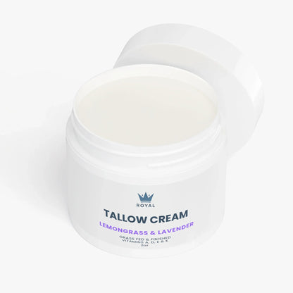 Tallow Cream Face & Full Body Moisturizer - Lemongrass & Lavender - Royal Wellness