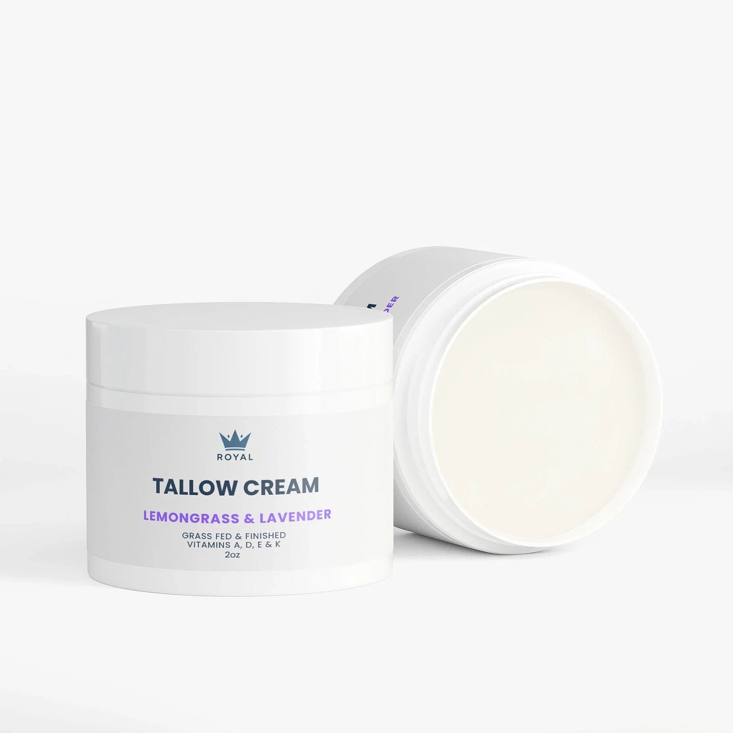 Tallow Cream Face & Full Body Moisturizer - Lemongrass & Lavender - Royal Wellness